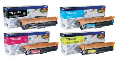 Brother TN-241 / TN-245 4 Colour Toner Cartridge Multipack 