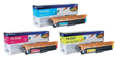 Brother TN-245 3 Colour High Capacity Toner Cartridge Multipack