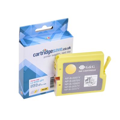 Compatible Brother LC970Y Yellow Ink Cartridge