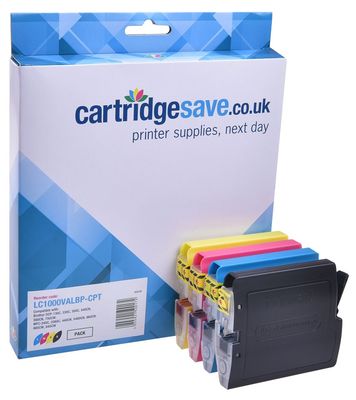 Compatible Brother LC1000 4 Colour Ink Cartridge Multipack