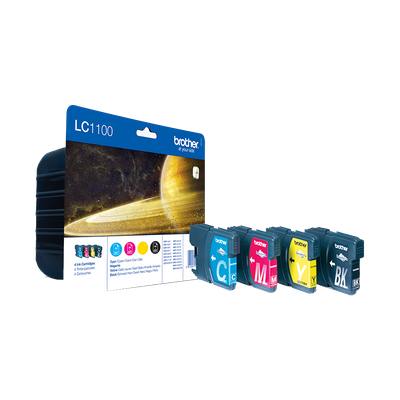 Brother LC1100 4 Colour Ink Cartridge Multipack