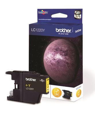 Brother LC1220Y Light User Yellow Ink Cartridge