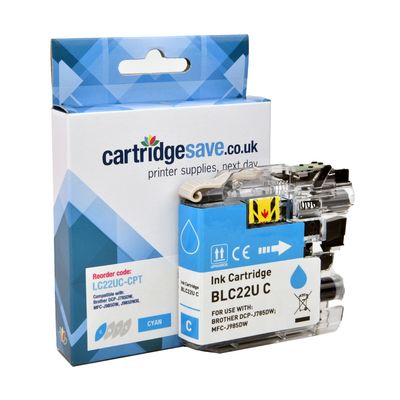 Compatible Brother LC22UC Cyan Ink Cartridge
