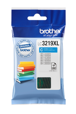 Brother LC3219XL High Capacity Cyan Ink Cartridge (LC3219XLC)