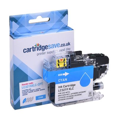 Compatible Brother LC3219XL High Capacity Cyan Ink Cartridge