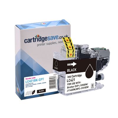 Compatible Brother LC421 Black Ink Cartridge - (LC421BK)
