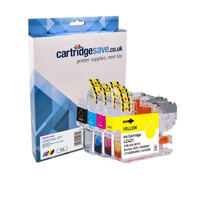 NEW LC421 LC421XL Compatible Ink Cartridge For Brother LC421