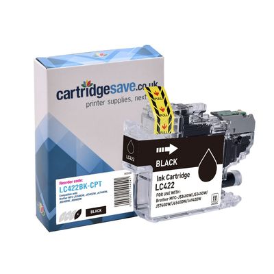Compatible Brother LC422 Black Ink Cartridge - (LC422BK)