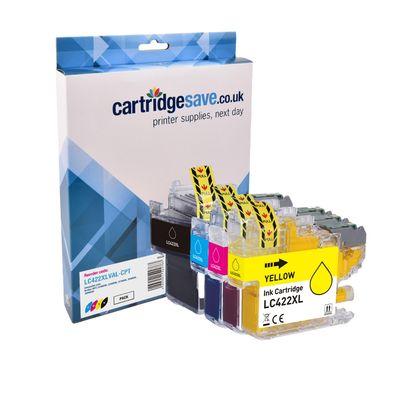 Compatible Brother LC422XL High Capacity 4 Colour Ink Cartridge Multipack