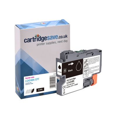 Compatible Brother LC424 Black Ink Cartridge - (LC424BK)