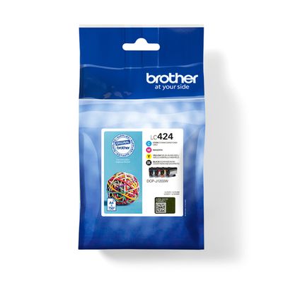 Brother LC424VAL 4 Colour Ink Cartridge Multipack 