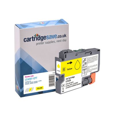 Compatible Brother LC426 Yellow Ink Cartridge - (LC426Y)