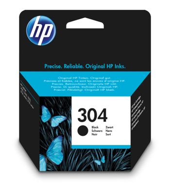 HP 304 Black Ink Cartridge - (N9K06AE)