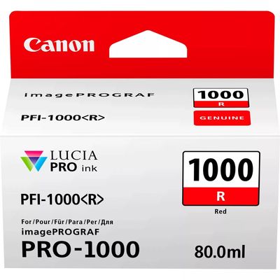 Canon PFI-1000R Red Ink Cartridge