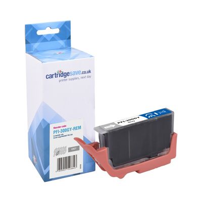 Compatible Canon PFI-300GY Grey Ink Cartridge - (4200C001)
