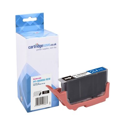 Compatible Canon PFI-300MBK Matte Black Ink Cartridge - (4192C001)