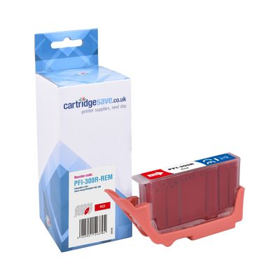 Compatible Canon PFI-300R Red Ink Cartridge - (4199C001)