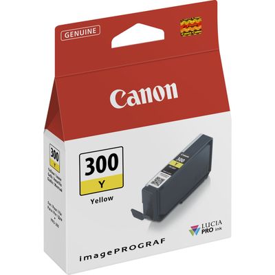 Canon PFI-300Y Yellow Ink Cartridge - (4196C001)