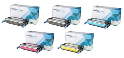 Compatible HP 643A 5 Colour Toner Cartridge Multipack