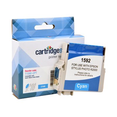 Compatible Epson T1592 Cyan Ink Cartridge