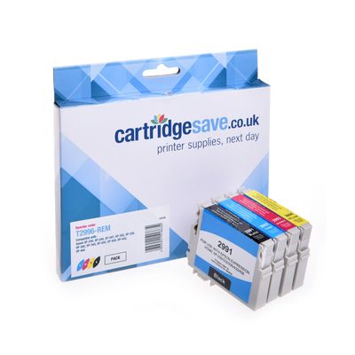Compatible Epson 29 4 Colour Ink Cartridge Multipack (T2986
