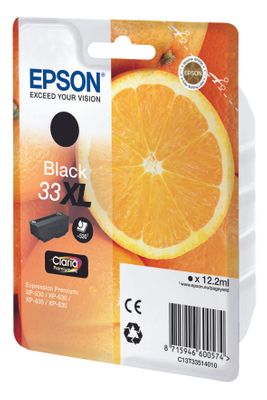 Epson 33XL Black High Capacity Ink Cartridge - (T3351 Oranges)