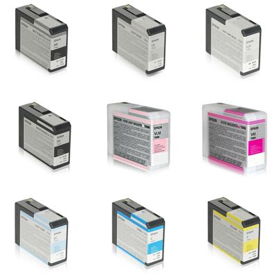 Epson T580A 9-Colour Ink Cartridge Multipack