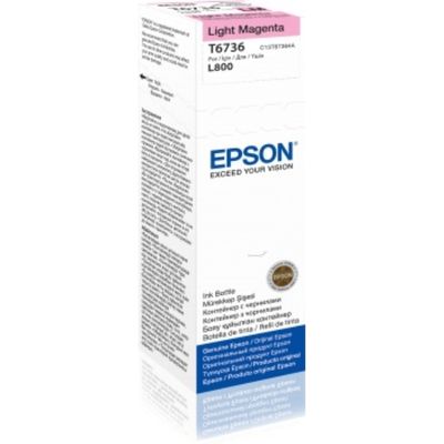 Epson T6736 Light Magenta Ink Bottle - (C13T67364A)