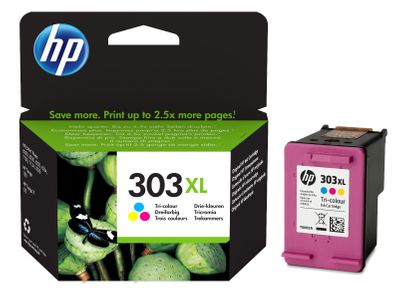 HP 303XL High Capacity Tri-Colour Ink Cartridge - (T6N03AE)