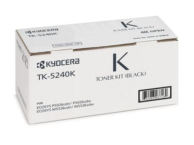 Kyocera TK-5240K Black Toner Cartridge - (TK5240K)