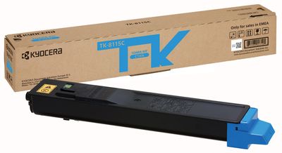 Kyocera TK-8115C Cyan Toner Cartridge