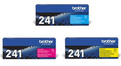 Brother TN-241 3 Colour Toner Cartridge Multipack
