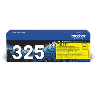 Brother TN-325Y High Capacity Yellow Toner Cartridge