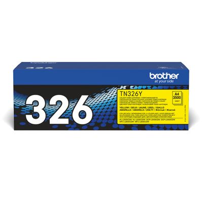 Brother TN-326Y High Capacity Yellow Toner Cartridge