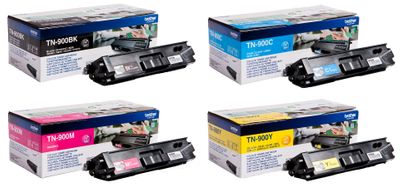 Brother TN-900 4 Colour Toner Cartridge Multipack