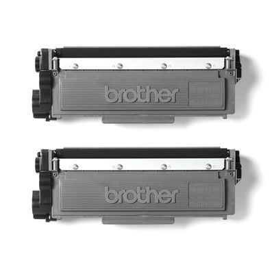 Brother TN2320 High Capacity Black Toner Cartridge Twin Pack 