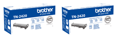 Brother TN2420 High Capacity Black Toner Cartridge Twin Pack 