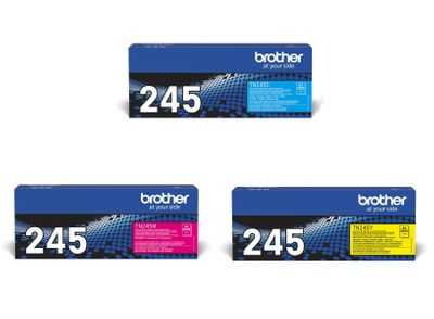 Brother TN-245 3 Colour High Capacity Toner Cartridge Multipack