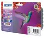 Epson T0807 6-Colour Multipack Ink Cartridge - (C13T080740 Hummingbird)