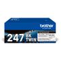 Brother TN-247BK High Capacity Black Toner Cartridge Twin Pack 