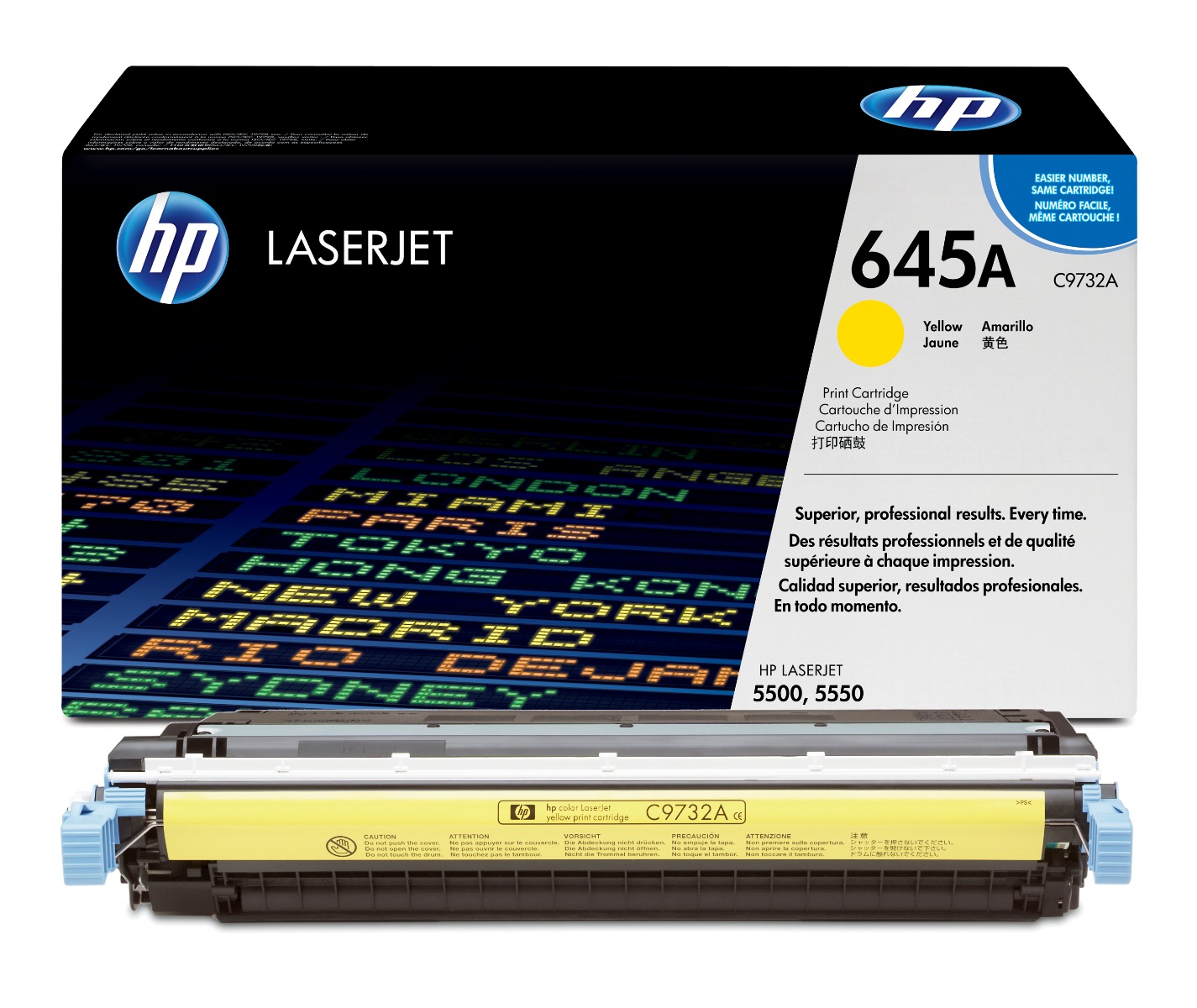HP C9732A Toner Cartridge - Yellow HP 645A Printer Cartridge