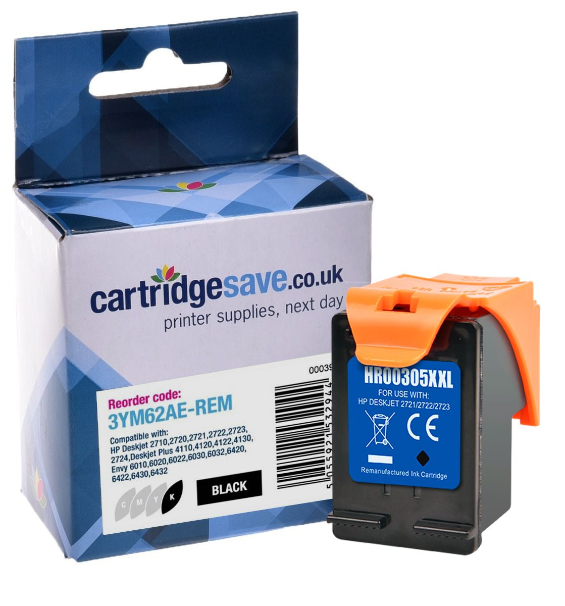 Compatible HP 305XL Black Printer Cartridge 3YM62AE
