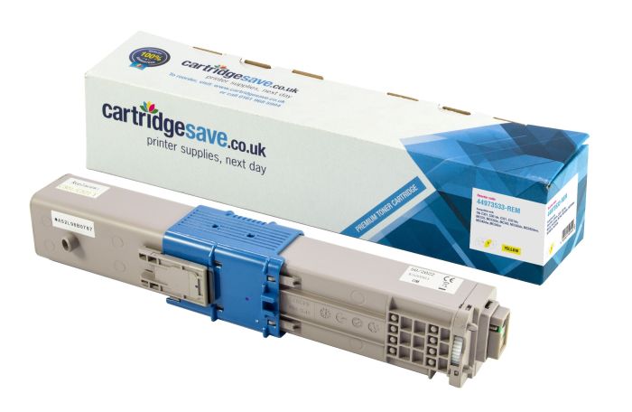 Compatible OKI 44973533 Yellow Toner Cartridge