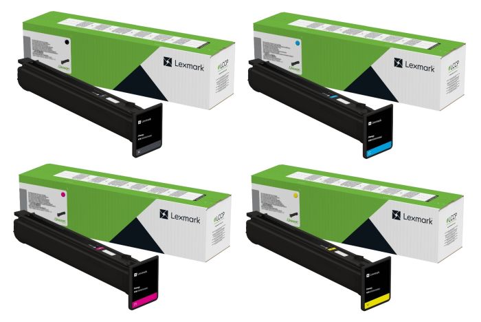 Lexmark 77L20 High Capacity 4 Colour Return Programme Toner Cartridge Multipack