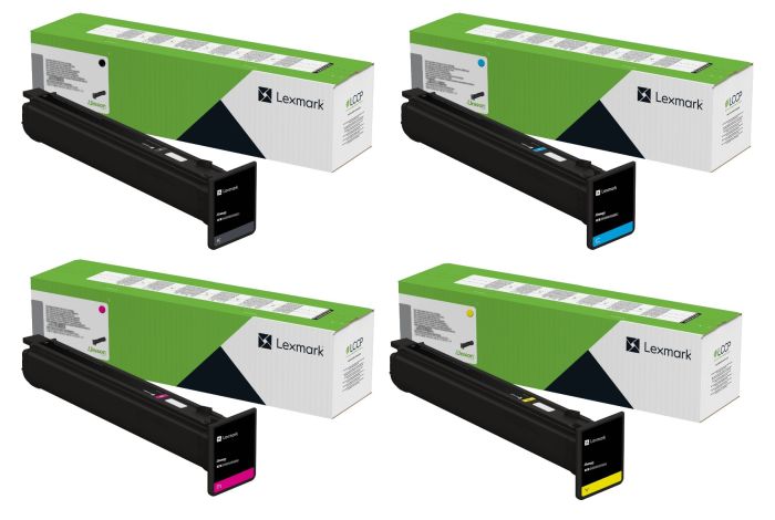 Lexmark 79L2H 4 Colour Return Program Toner Cartridge Multipack