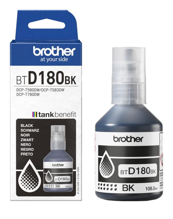 Brother BTD180BK Black Ink Bottle 