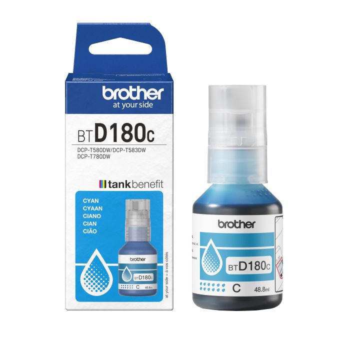 Brother BTD180C Cyan Ink Bottle