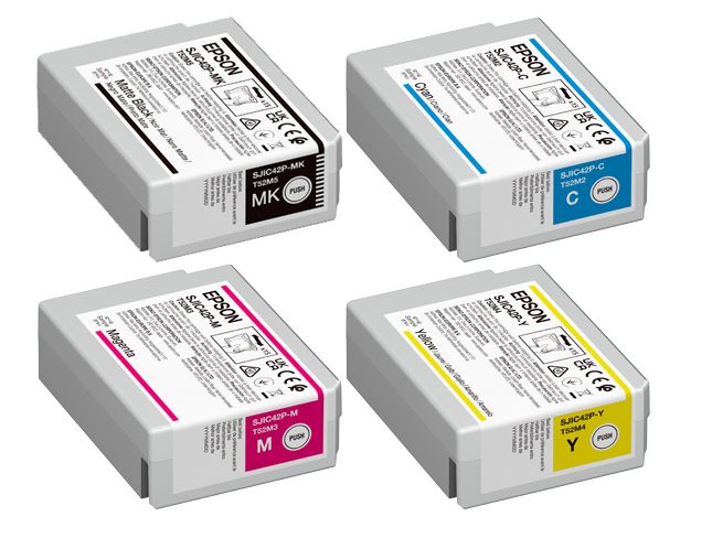 Epson C13T52M Matte Black & 3 Colour Ink Cartridge Multipack (SJIC42P-MBK/C/M/Y)
