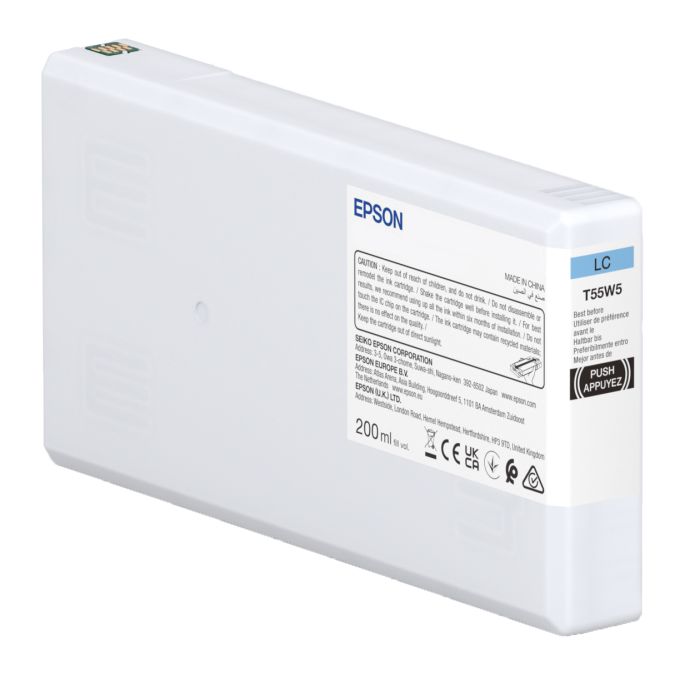 Epson T55W5 Light Cyan Ink Cartridge - (C13T55W500)