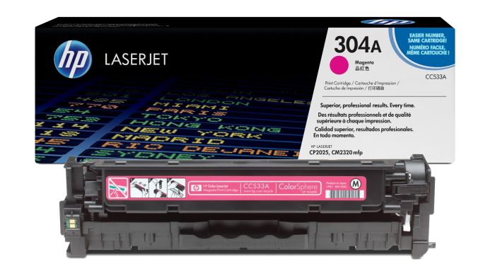 HP 304A Magenta Toner Cartridge - (CC533A)